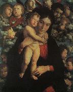 Andrea Mantegna Madonna and Child with Cherubs oil painting artist